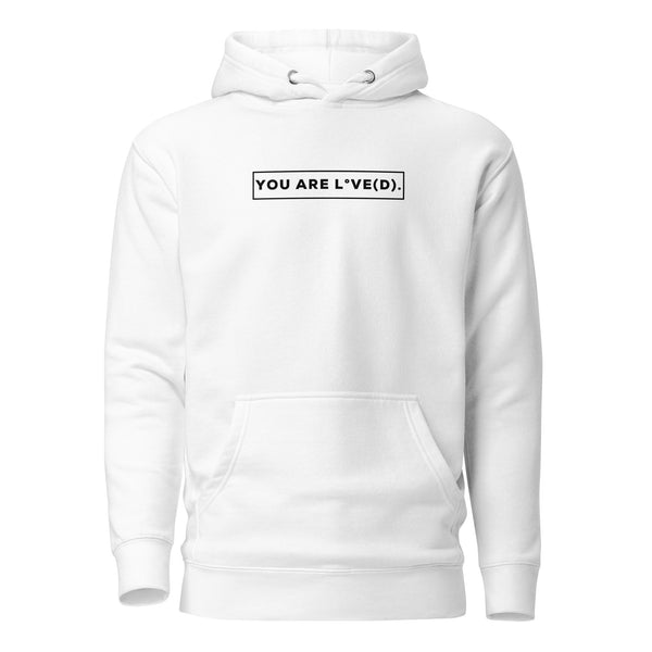 YOU ARE L°VE(D). Hoodie in White