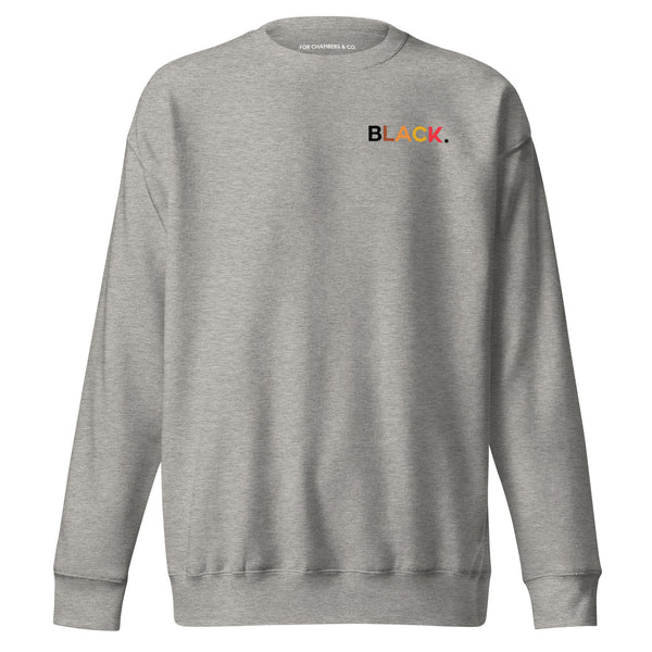 BLACK Sweatshirt in Carbon Grey
