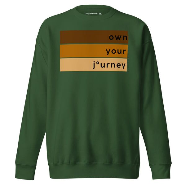 THE MELANIN Sweatshirt in Forest Green