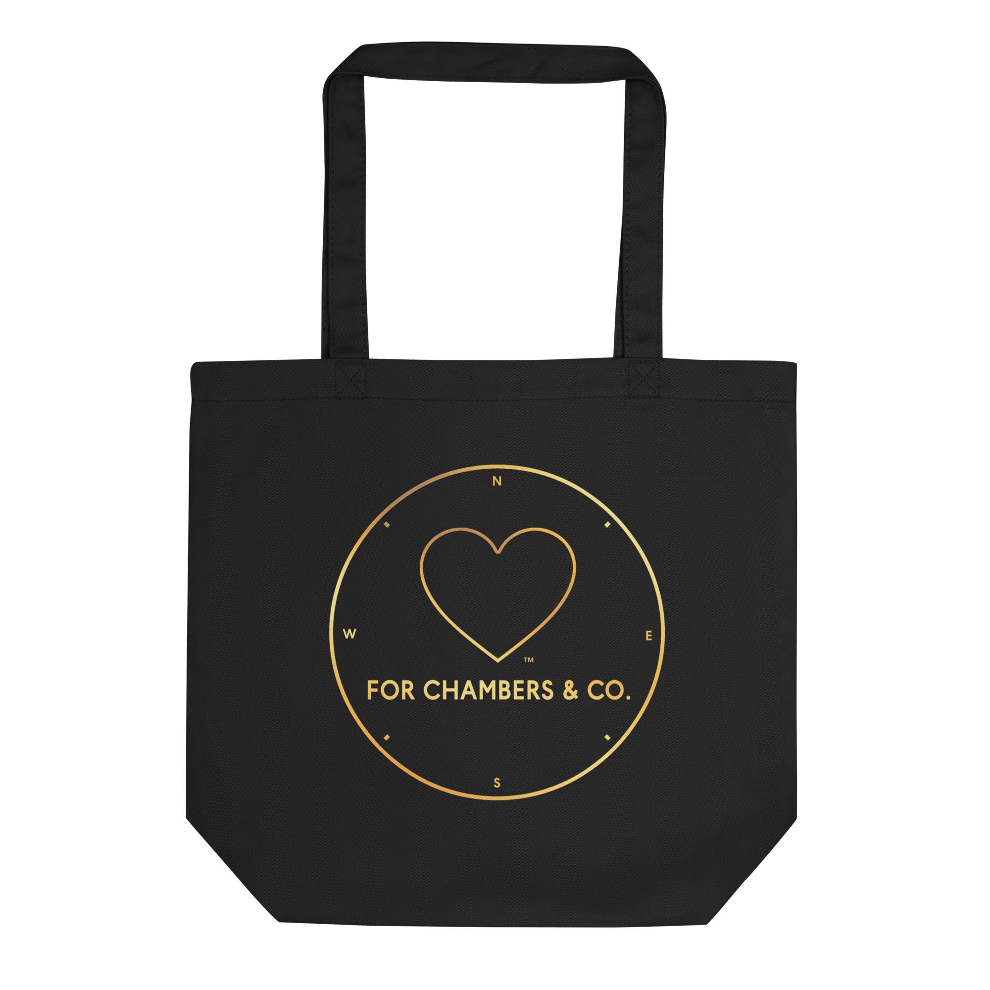 FOR CHAMBERS & CO. LOGO Eco Tote Bag in Black