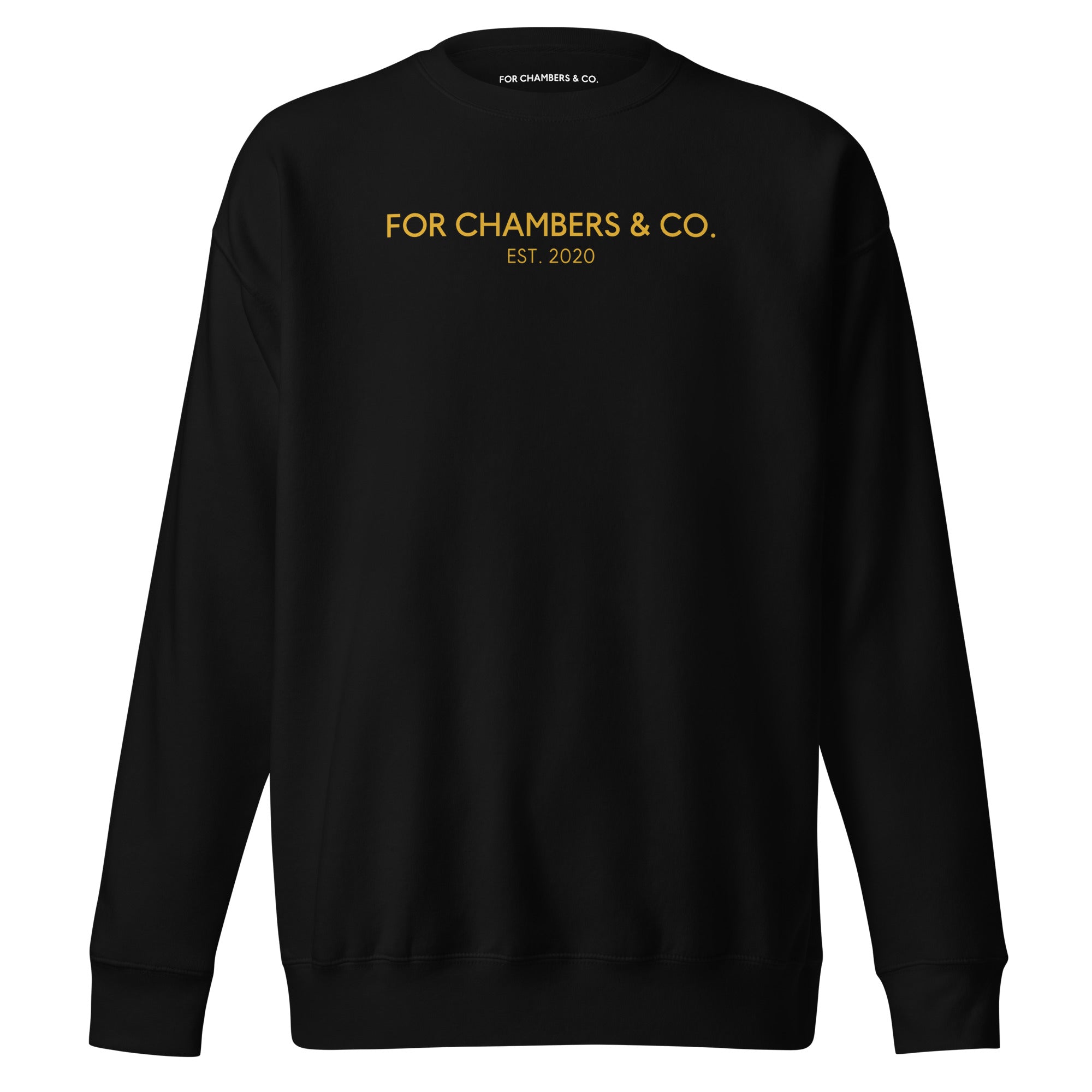 FOR CHAMBERS & CO. Sweatshirt in Black