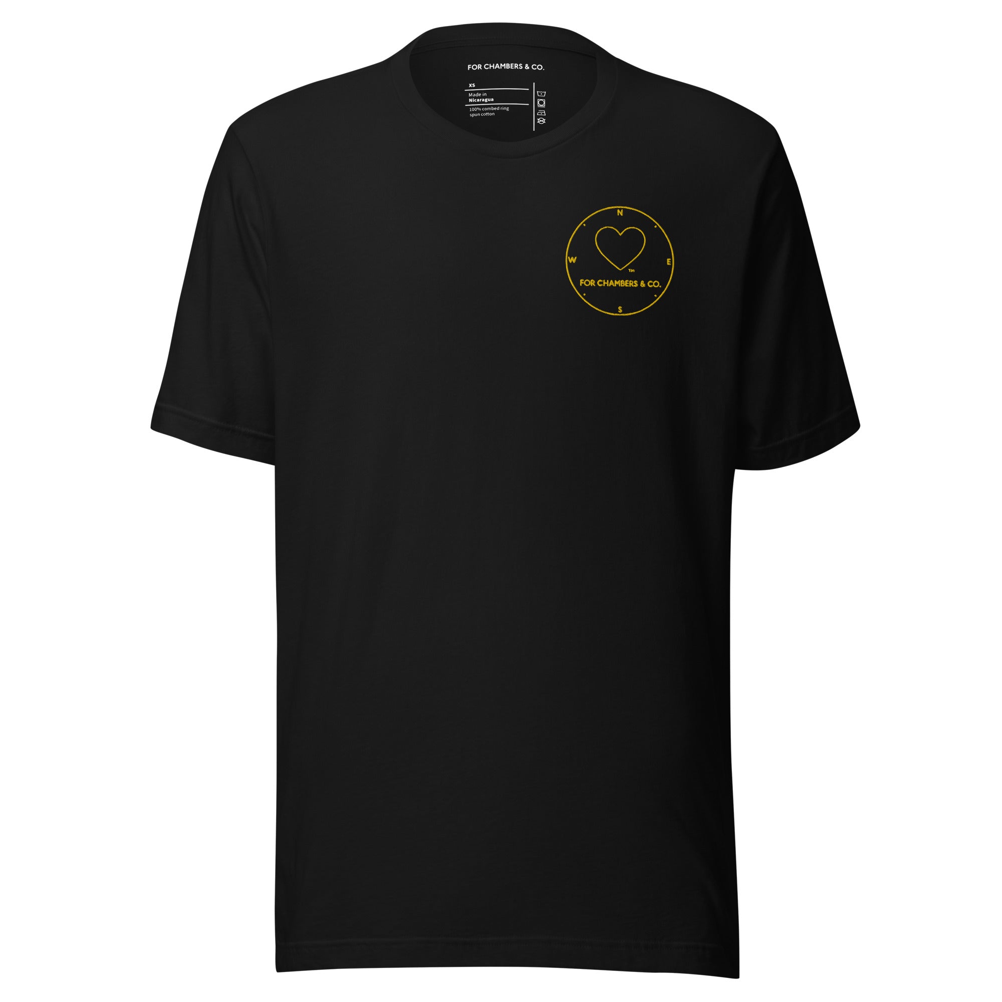 FOR CHAMBERS & CO. LOGO Shirt in Black